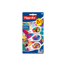 Tipp-Ex Korrekturroller Mini Pocket Mouse Decors  6 m x 5 mm, 3 Stk