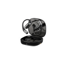 4smarts Open-Ear Bluetooth Kopfhörer SkyBuds AI Screen, Schwarz