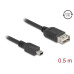 Delock USB 2.0-Kabel EASY-USB USB A - Mini-USB B 0.5 m