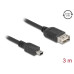 Delock USB 2.0-Kabel EASY-USB USB A - Mini-USB B 3 m