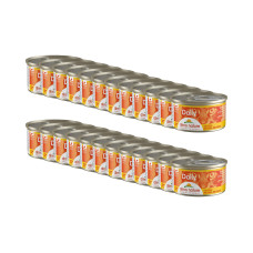 Almo Nature Nassfutter Daily Mousse mit Huhn, 24 x 85 g