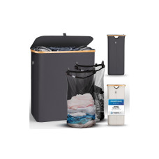 Hennez Wäschekorb  Adrian 140 l, Anthrazit