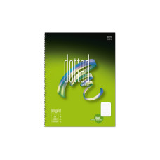 Ursusgreen Notizbuch Dotted Spiral A4, 80 Blatt, dotted