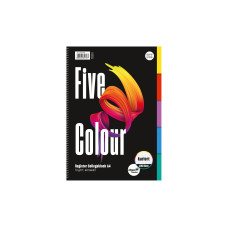 Ursusgreen Notizbuch Five Color Spiral A4, 100 Blatt, kariert Ursusgreen Notizbuch Five Color Spiral A4, 100 Blatt, kariert