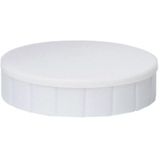 Maul Haftmagnet Solid Ø 32 mm, 800 g, Weiss, 10 Stück