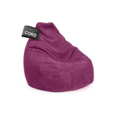 Lumaland Sitzsack GIANT Cord 400 l, Weinrot