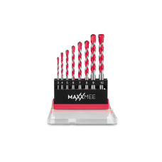 MAXXmee Mehrzweckbohrer-Set - 8-tlg. - Rot MAXXmee Mehrzweckbohrer-Set - 8-tlg. - Rot