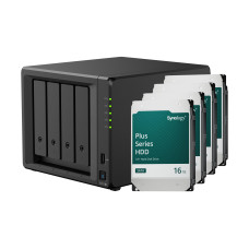 Synology NAS Diskstation DS925+ 4-bay Synology Plus HDD 64 TB Synology NAS Diskstation DS925+ 4-bay Synology Plus HDD 64 TB