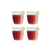Bodum Trinkglas Kvadrant 4-teilig Transparent, 0.2 l