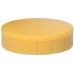 Maul Haftmagnet Solid Ø 24 mm, 600 g, Gelb, 10 Stück
