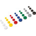 Maul Haftmagnet Solid Ø 32 mm, 800 g, Grün, 10 Stück
