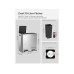 Songmics Treteimer 2 x 30 L, Silber