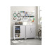Songmics Metall-Lagerschrank 40 x 80 x 90 cm, Weiss