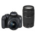 Canon Fotokamera EOS 2000D Kit 18-55 inkl. EF 75-300mm