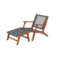 Acamp Bankgog Gartensessel Grau/Braun