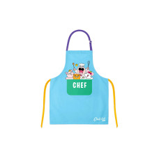 Chefclub Kochschürze mit Fronttasche Blau