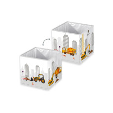 Herding Spielzeugbox Baustelle, 30 x 30 x 30 cm Herding Spielzeugbox Baustelle, 30 x 30 x 30 cm