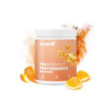 Brandl-Nutrition Pre-Workout Booster All-in-One ohne Koffein Orange 500 g