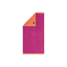 Cawö Duschtuch Lifestyle Splash 70 x 140 cm, Pink/Mandarine