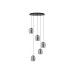 EGLO Leuchten Pendelleuchte CIAMPINO schwarz exkl. E27 5x28W