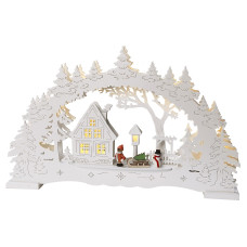 Star Trading Kerzenleuchter Ulm, 43 cm, Weiss Star Trading Kerzenleuchter Ulm, 43 cm, Weiss