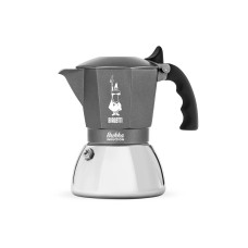 Bialetti Espressokocher Brikka Induction 4 Tassen, Grau