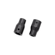 Hobbytech Achse hinten Lockout Aluminium Schwarz CRX