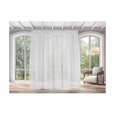 Casa Leon Tagvorhang mit Faltenband 450 cm x 245 cm