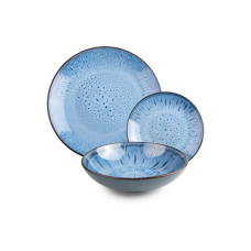 Ibili Teller-Set Normandia 12 Stück, Blau Ibili Teller-Set Normandia 12 Stück, Blau