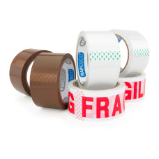 Rapesco 6 Verpackungbänder 50 mm x 50 m, 6 Stück Rapesco 6 Verpackungbänder 50 mm x 50 m, 6 Stück