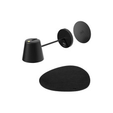 Silwy Magnet-Leuchte Portofino Black inkl. Platzset und Pad