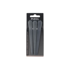 Parsa Beauty Frisier-Haarclips Grau 3 Stück