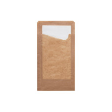 BioPak Snackserviette 11.3 cm x 210 mm, Weiss