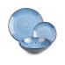 Ibili Teller-Set Normandia 12 Stück, Blau Ibili Teller-Set Normandia 12 Stück, Blau