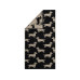 Cawö Handtuch We Love Dogs Dogs, 50 x 100 cm, Schwarz