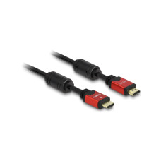 Delock Kabel 4K 30Hz HDMI - HDMI, 2 m, Rot/Schwarz