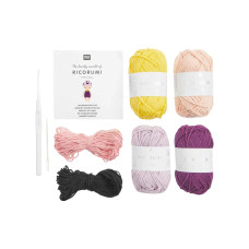 Rico Design Häkelset Blooming Beauties 6-teilig, Stiefmütterchen Rico Design Häkelset Blooming Beauties 6-teilig, Stiefmütterchen