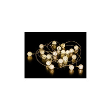 Dameco LED Micro Draht Lichterkette mit Mini Crack Balls, 190 cm