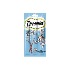 Dreamies Katzen-Snack Meaty Sticks Lachs 6 x 5 g