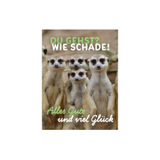 Cart Glückwunschkarte Alles Gute und viel Glück A4