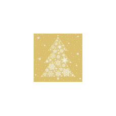 Braun + Company Weihnachtsservietten Big Crystal Tree Beige, 20 Stück Braun + Company Weihnachtsservietten Big Crystal Tree Beige, 20 Stück