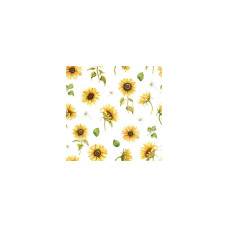 Braun + Company Papierservietten Sunflower blanc de blanc 20 Stück Braun + Company Papierservietten Sunflower blanc de blanc 20 Stück