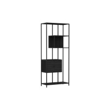 AC Design Regal Seaford Schwarz, 77 x 35 x 185 cm AC Design Regal Seaford Schwarz, 77 x 35 x 185 cm