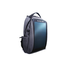 SunSlice Zenith – Solar Backpack – Grau 8 W