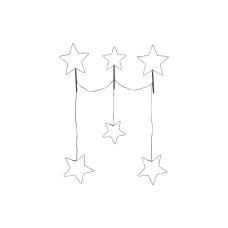 Star Trading Aussendekoration Stellas, Warmweiss / Schwarz Star Trading Aussendekoration Stellas, Warmweiss / Schwarz