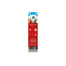Caran d'Ache Farbstifte Bicolor Swisscolor 6-teilig Caran d'Ache Farbstifte Bicolor Swisscolor 6-teilig