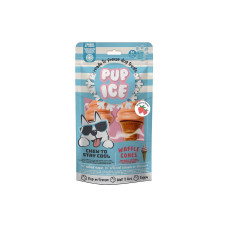 PUP ICE Leckerli Waffle Cones Erdbeere, 2 Stück, 110g PUP ICE Leckerli Waffle Cones Erdbeere, 2 Stück, 110g