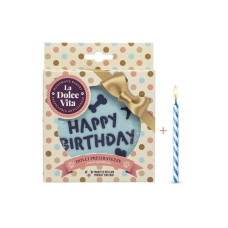 Leopet Happy Birthday Hundekuchen, Blau 11 x 1.5 cm, 90g