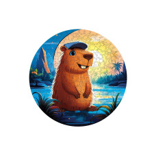 Escape Welt Holz-Puzzle Capybara