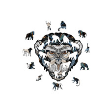 Eco Wood Art Holz-Puzzle Schimpanse 170 Teile Eco Wood Art Holz-Puzzle Schimpanse 170 Teile